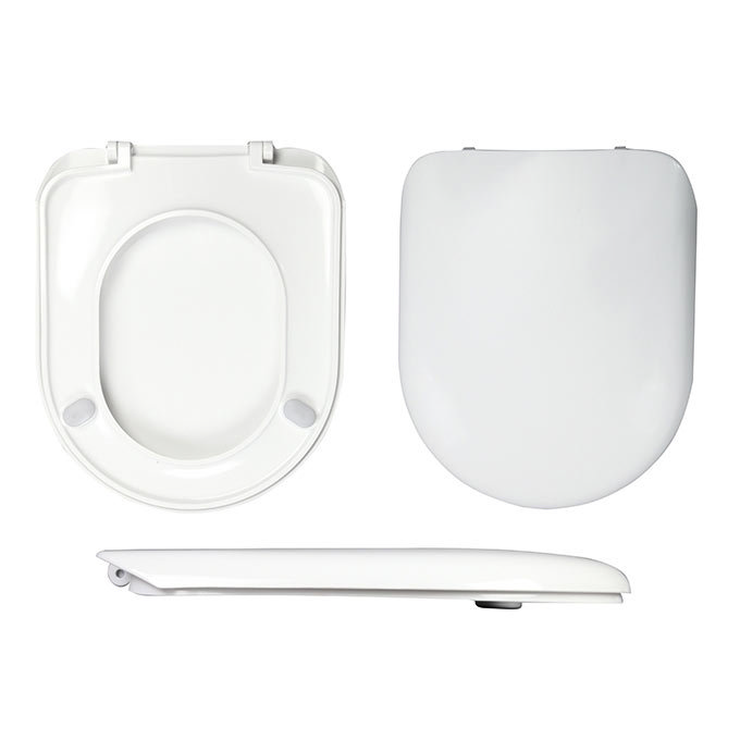 Wirquin Maestro Lock+ Toilet Seat with Soft Close Metal Hinges  Feature Large Image