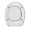 Wirquin Melody Lock+ Toilet Seat with Stainless Steel Hinges Standard Large Image