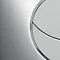 Wirquin Moon Dual Flush Plate - Shiny Chrome Profile Large Image