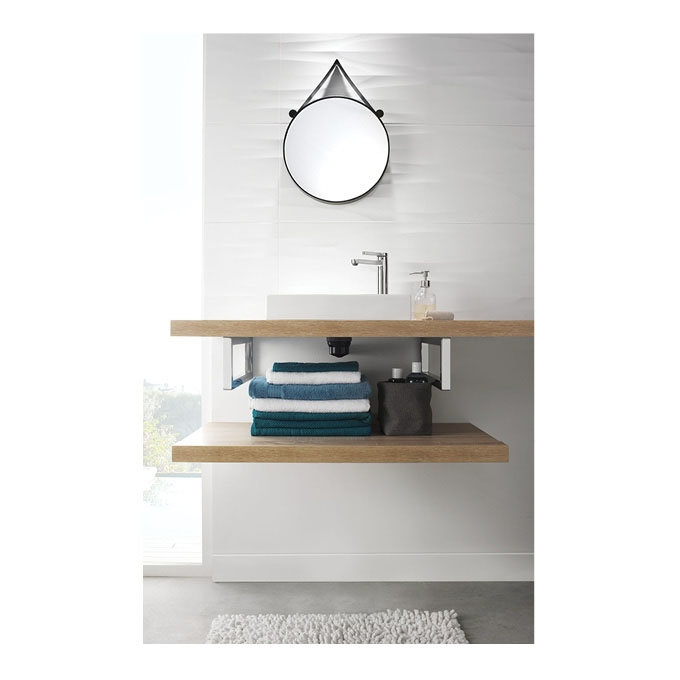 Wirquin Nano 6.7 Basin Waste & Trap In One Profile Large Image