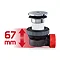 Wirquin Nano 6.7 Quick Clac Basin Waste & Trap Profile Large Image