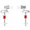 Wirquin VIP Lock+ Toilet Seat with Soft Close Metal Hinges Feature Large Image