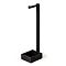 Wooden Freestanding Toilet Roll Holder Dark Oak Profile Large Image