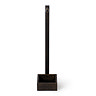Wooden Freestanding Toilet Roll Holder Dark Oak  Feature Large Image