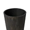 Wooden Round Bin Dark Oak  Feature Large Image