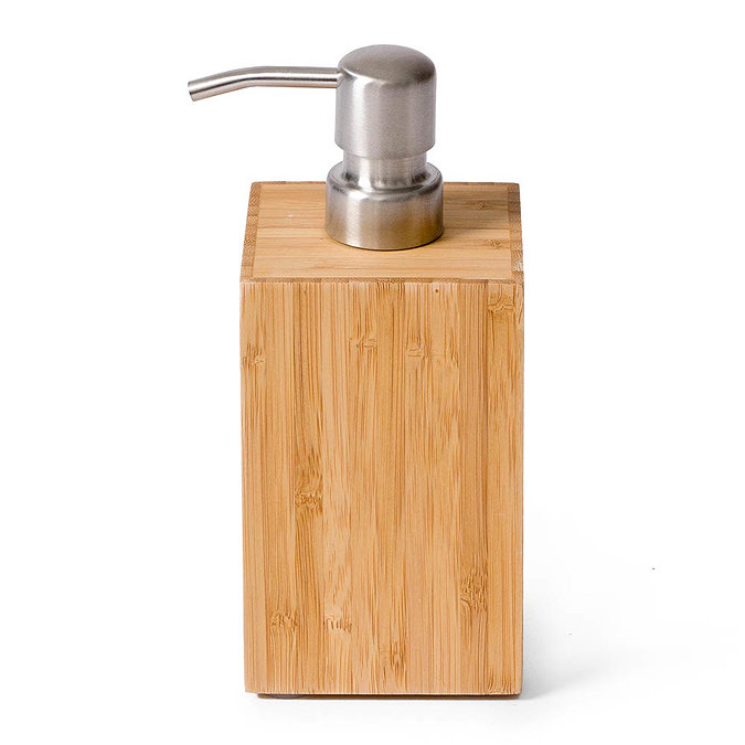 Wooden Soap Dispenser Bamboo  Feature Large Image