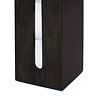 Wooden Spare Toilet Roll Storage Box Dark Oak
