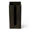 Wooden Spare Toilet Roll Storage Box Dark Oak  Profile Large Image