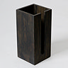 Wooden Spare Toilet Roll Storage Box Dark Oak  Standard Large Image