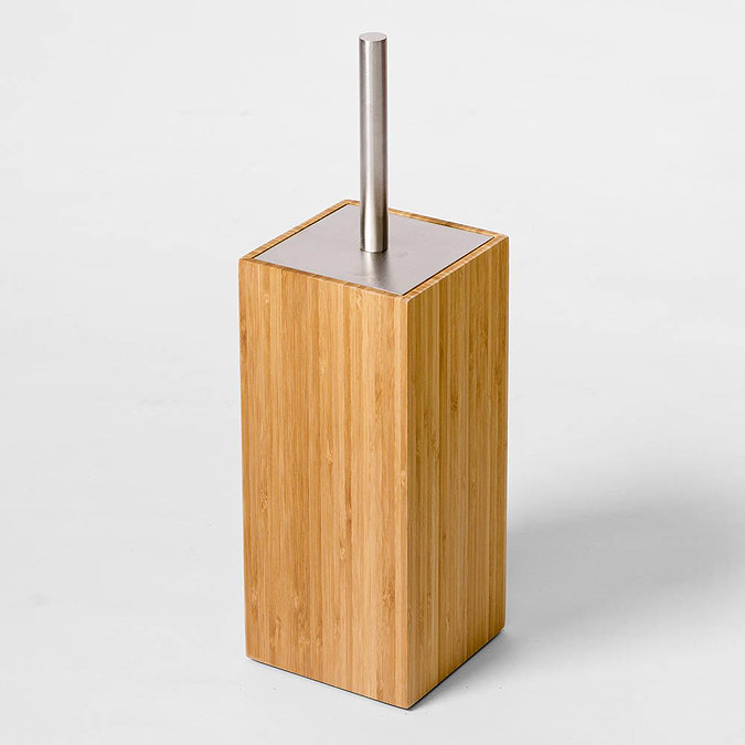 Wooden Toilet Brush & Holder Bamboo  Profile Large Image