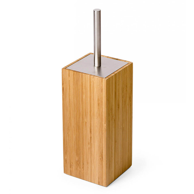 Wooden Toilet Brush & Holder Bamboo Large Image