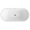 Wycombe 1595 Double Ended Bath with Chrome Feet Profile Large Image