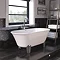 Wycombe 1595 Double Ended Bath with Chrome Feet Large Image