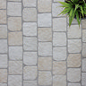 Wyndhurst White Cobble Stone Effect Anti-slip Wall and Floor Tiles 150 x 150mm