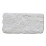 Wyndhurst White Cobble Stone Effect Anti-slip Wall and Floor Tiles 113 x 226mm