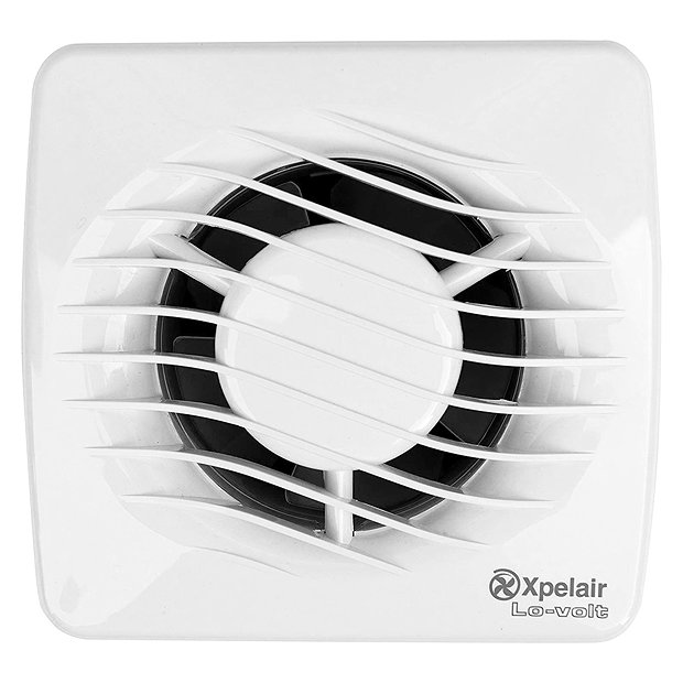 Xpelair Simply Silent Timer Square Extractor Fan with fitting kit 100mm