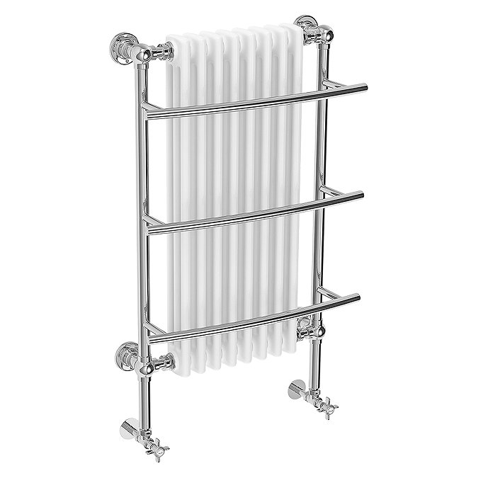 Chatsworth Yale Traditional Wall Hung Towel Rail Radiator (630 x 1000mm)  Feature Large Image