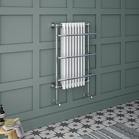 Chatsworth Yale Traditional Wall Hung Towel Rail Radiator (635 x 1000mm)