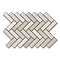 Yateley Light Grey Herringbone Brick Effect Wall & Floor Tiles - 400 x 600mm