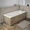 York 1700 x 700 Single Ended Bath Inc. Wood Finish Panels Large Image