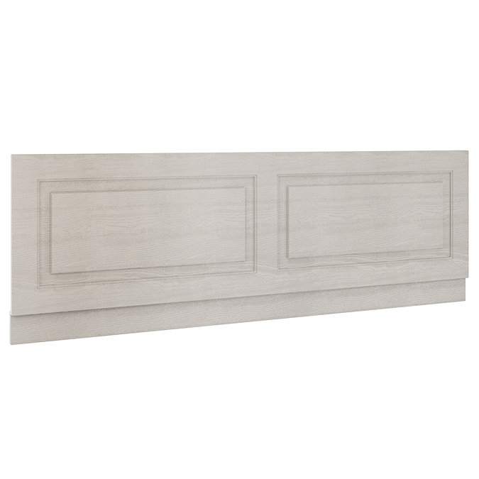 York 1800mm Grey Traditional Front Bath Panel & Plinth Large Image