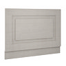 York 750mm Grey Traditional End Bath Panel & Plinth Large Image