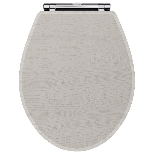 York Stone Grey Top Fixing Soft Close Toilet Seat Victorian Plumbing UK