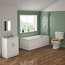 York Traditional Bathroom Suite (1700 x 700mm) Large Image