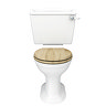 York Traditional Close Coupled Toilet with Soft Close Seat