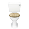 York Traditional Close Coupled Toilet with Soft Close Seat