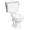 York Traditional Close Coupled Toilet + White Soft Close Seat Large Image
