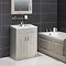 York Traditional Grey Bathroom Basin Unit (620 x 470mm)  Feature Large Image