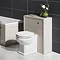 York Traditional Grey BTW WC Unit with Pan & Top-Fixing Seat  Feature Large Image