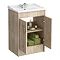 York Traditional Wood Finish Bathroom Basin Unit (600 x 460mm)  Standard Large Image