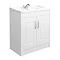 York Traditional White Ash Bathroom Basin Unit (820 x 470mm)