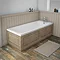 York Wood Finish Traditional Front Bath Panel & Plinth - 1700mm Profile Large Image