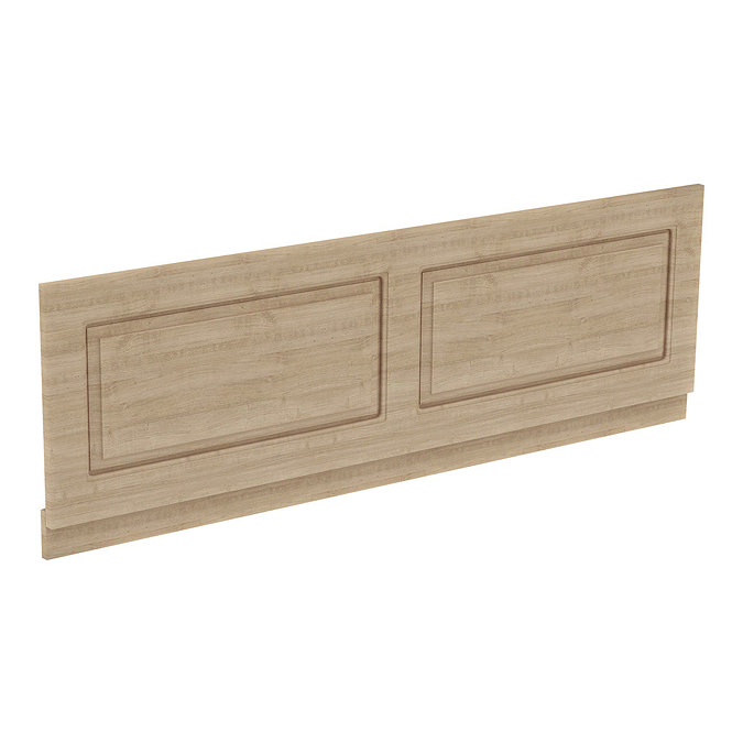 York Wood Finish Traditional Front Bath Panel & Plinth - 1700mm Large Image