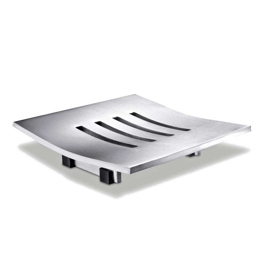 Zack Abacco Soap Dish - Stainless Steel - 40101 Large Image