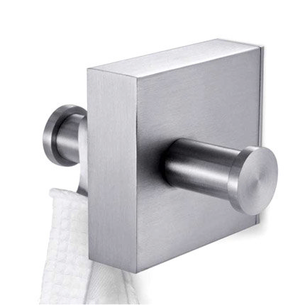 Zack Fresco Double Towel Hook - Stainless Steel - 40158 Large Image