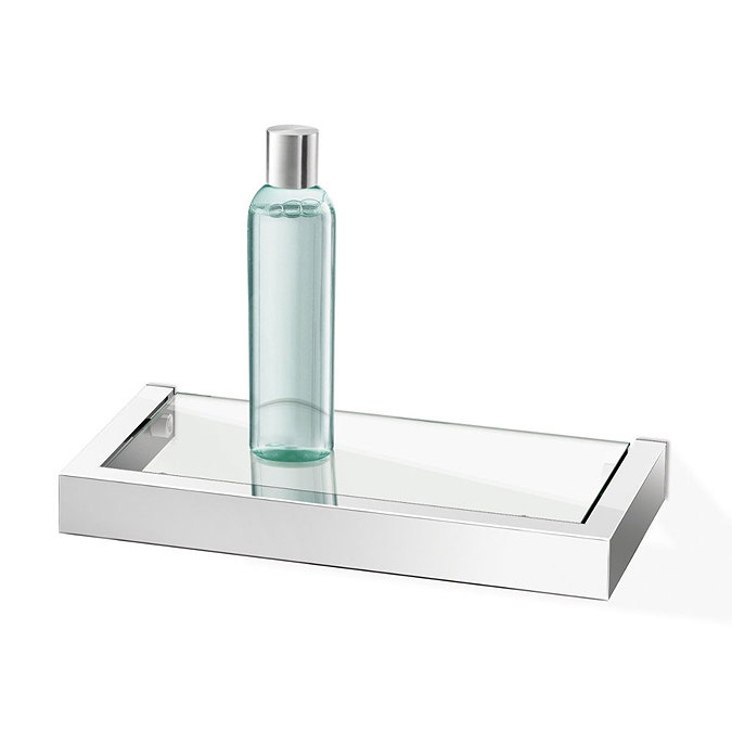 Zack Linea 26.5cm Bathroom Shelf - Polished Finish - 40028 Large Image