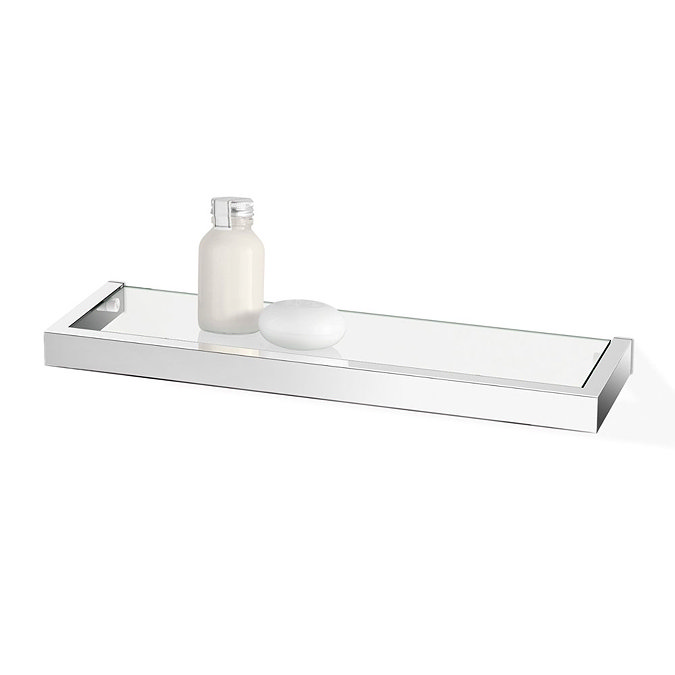 Zack Linea 45cm Bathroom Shelf - Polished Finish - 40029 Large Image