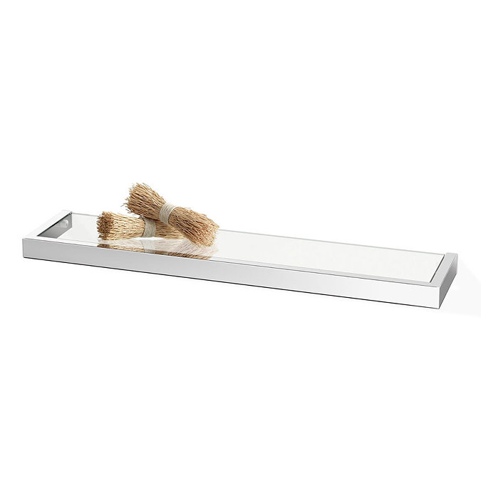 Zack Linea 60cm Bathroom Shelf - Polished Finish - 40030B Large Image