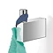 Zack Linea Small Towel Hook - Polished Finish - 40036 Large Image