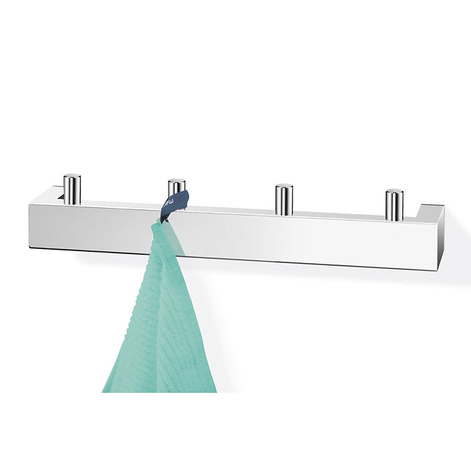 Zack Linea Towel Hook Rail - Polished Finish - 40035 Profile Large Image