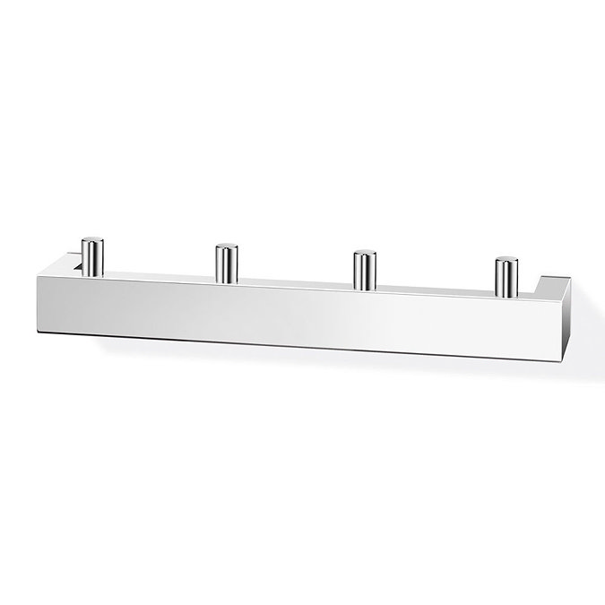 Zack Linea Towel Hook Rail - Polished Finish - 40035 Large Image