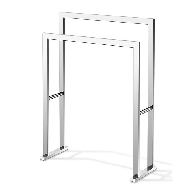 Zack Linea Towel Stand - Polished Finish - 40040 Large Image