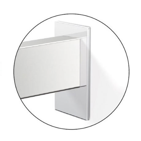 Zack Linea Wall Brackets with Adhesive Attachment - 40041 Profile Large Image