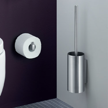 Zack Linea Wall Mounted Toilet Brush - Stainless Steel - 40381 Profile Large Image