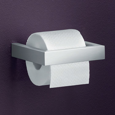 Zack Linea Wall Mounted Toilet Roll Holder - Stainless Steel - 40386 Profile Large Image