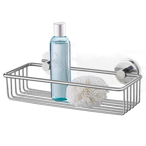 Zack - Scala 31cm Stainless Steel Shower Basket - 40085 Large Image